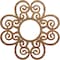 Ekena Millwork Cohen Wood Fretwork Pierced Ceiling Medallion, Walnut, 18"OD x 6 1/8"ID x 1/4"T CMWP18X18X0250COWA - alternate 1